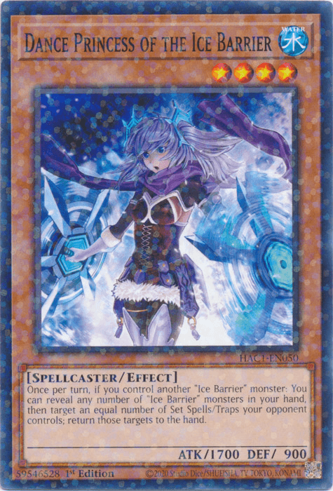 Dance Princess of the Ice Barrier (Duel Terminal) [HAC1-EN050] Common - Josh's Cards