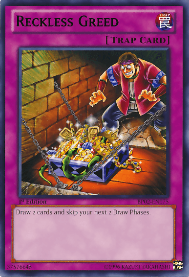Reckless Greed [BP02-EN175] Mosaic Rare - Josh's Cards
