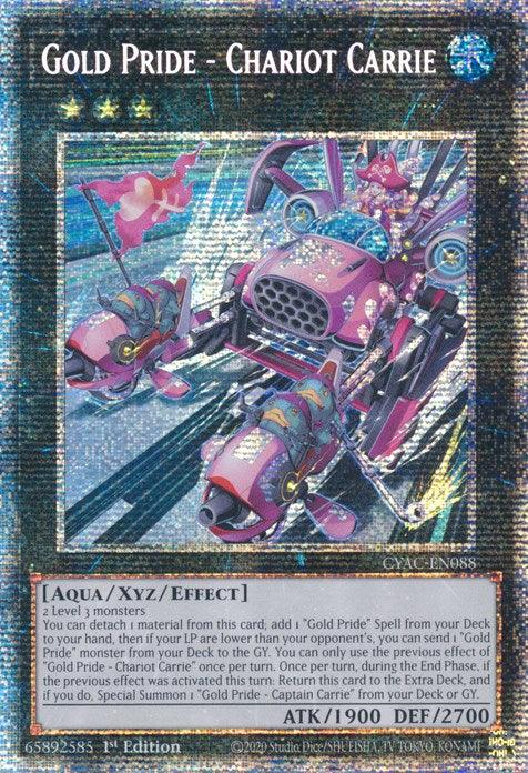 Gold Pride - Chariot Carrie [CYAC-EN088] Starlight Rare - Josh's Cards