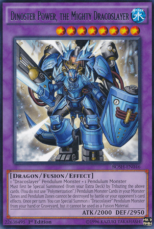Dinoster Power, the Mighty Dracoslayer [BOSH-EN046] Rare - Josh's Cards