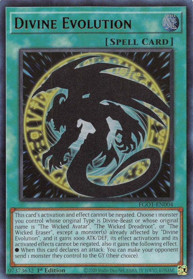 Divine Evolution [EGO1-EN004] Ultra Rare - Josh's Cards