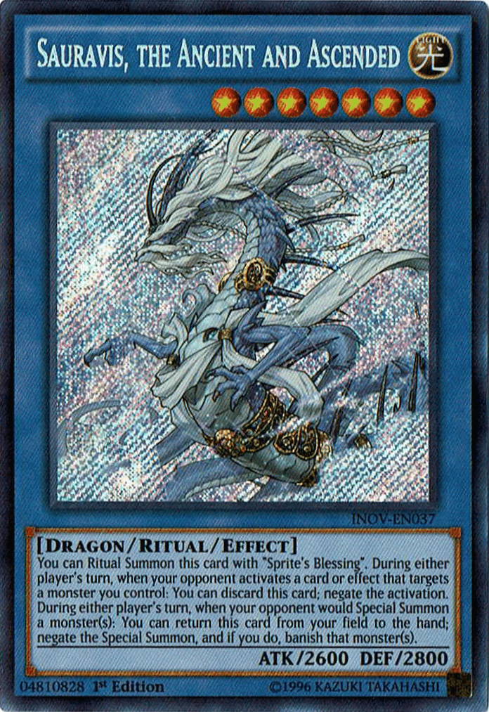 Sauravis, the Ancient and Ascended [INOV-EN037] Secret Rare - Josh's Cards