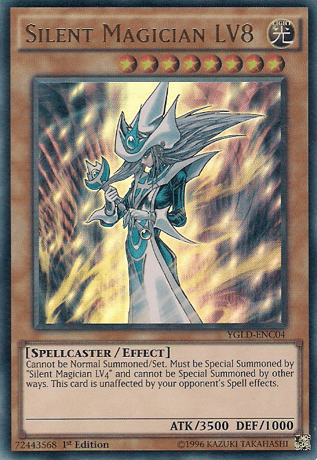 Silent Magician LV8 [YGLD-ENC04] Ultra Rare - Josh's Cards
