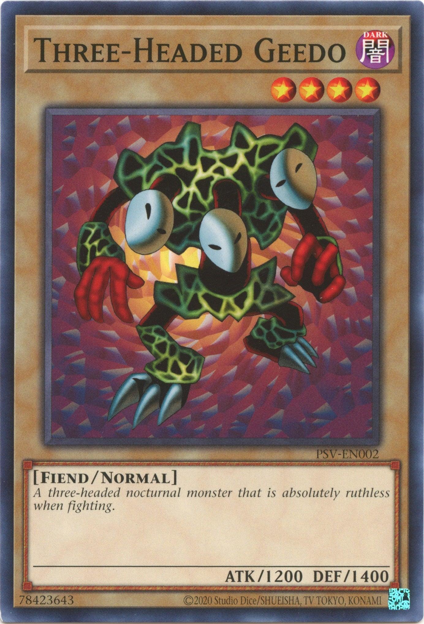 Three-Headed Geedo (25th Anniversary) [PSV-EN002] Common - Josh's Cards