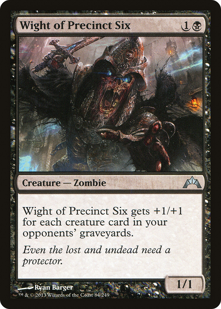Wight of Precinct Six (GTC-084) - Gatecrash Foil