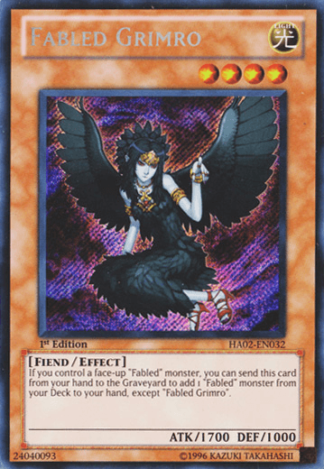 Fabled Grimro [HA02-EN032] Secret Rare - Josh's Cards