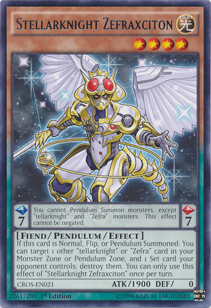 Stellarknight Zefraxciton [CROS-EN021] Rare - Josh's Cards