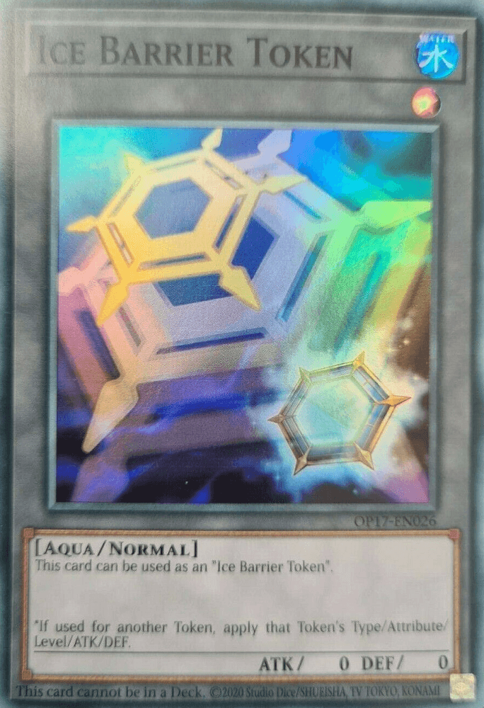Ice Barrier Token [OP17-EN026] Super Rare - Josh's Cards