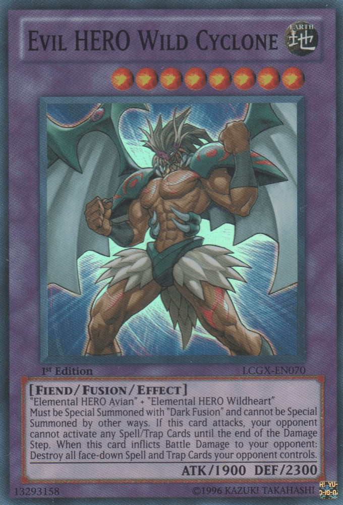 Evil HERO Wild Cyclone [LCGX-EN070] Super Rare - Josh's Cards