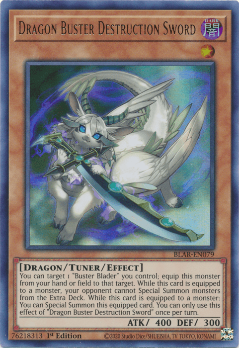 Dragon Buster Destruction Sword [BLAR-EN079] Ultra Rare - Josh's Cards