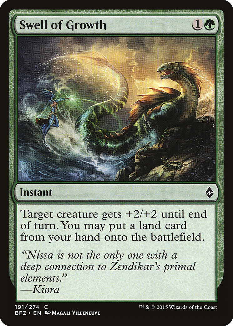 Swell of Growth (BFZ-191) - Battle for Zendikar Foil