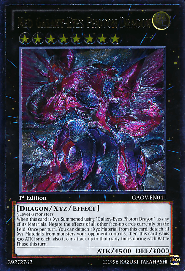 Neo Galaxy-Eyes Photon Dragon [GAOV-EN041] Ultimate Rare - Josh's Cards