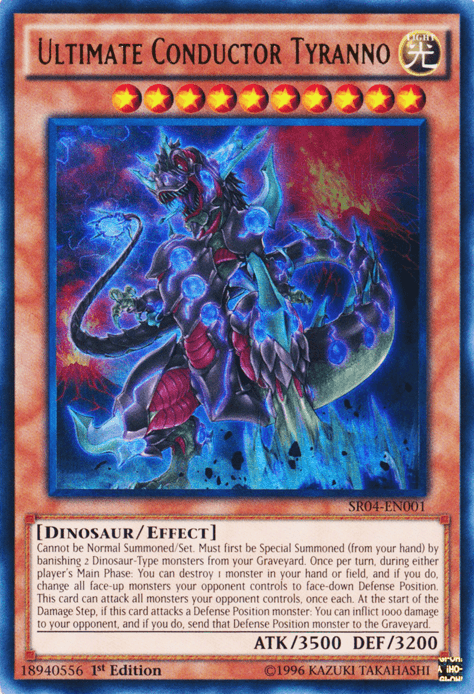 Ultimate Conductor Tyranno [SR04-EN001] Ultra Rare - Josh's Cards