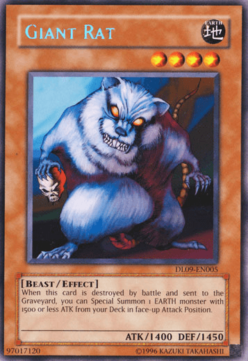 Giant Rat (Blue) [DL09-EN005] Rare - Josh's Cards