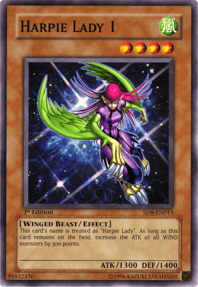 Harpie Lady 1 [SD8-EN013] Common - Josh's Cards