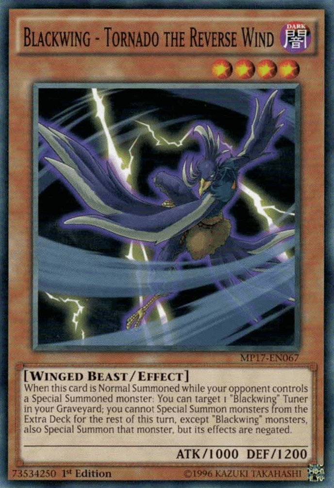 Blackwing - Tornado the Reverse Wind [MP17-EN067] Common - Josh's Cards
