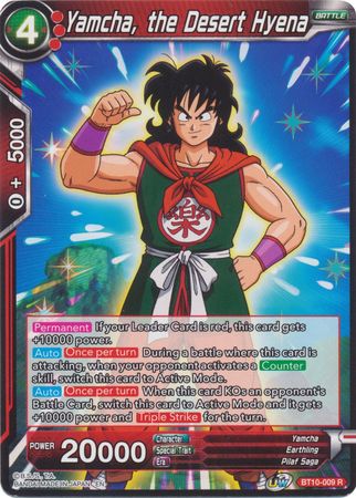 Yamcha, the Desert Hyena (BT10-009) [Rise of the Unison Warrior] Parallel Foil