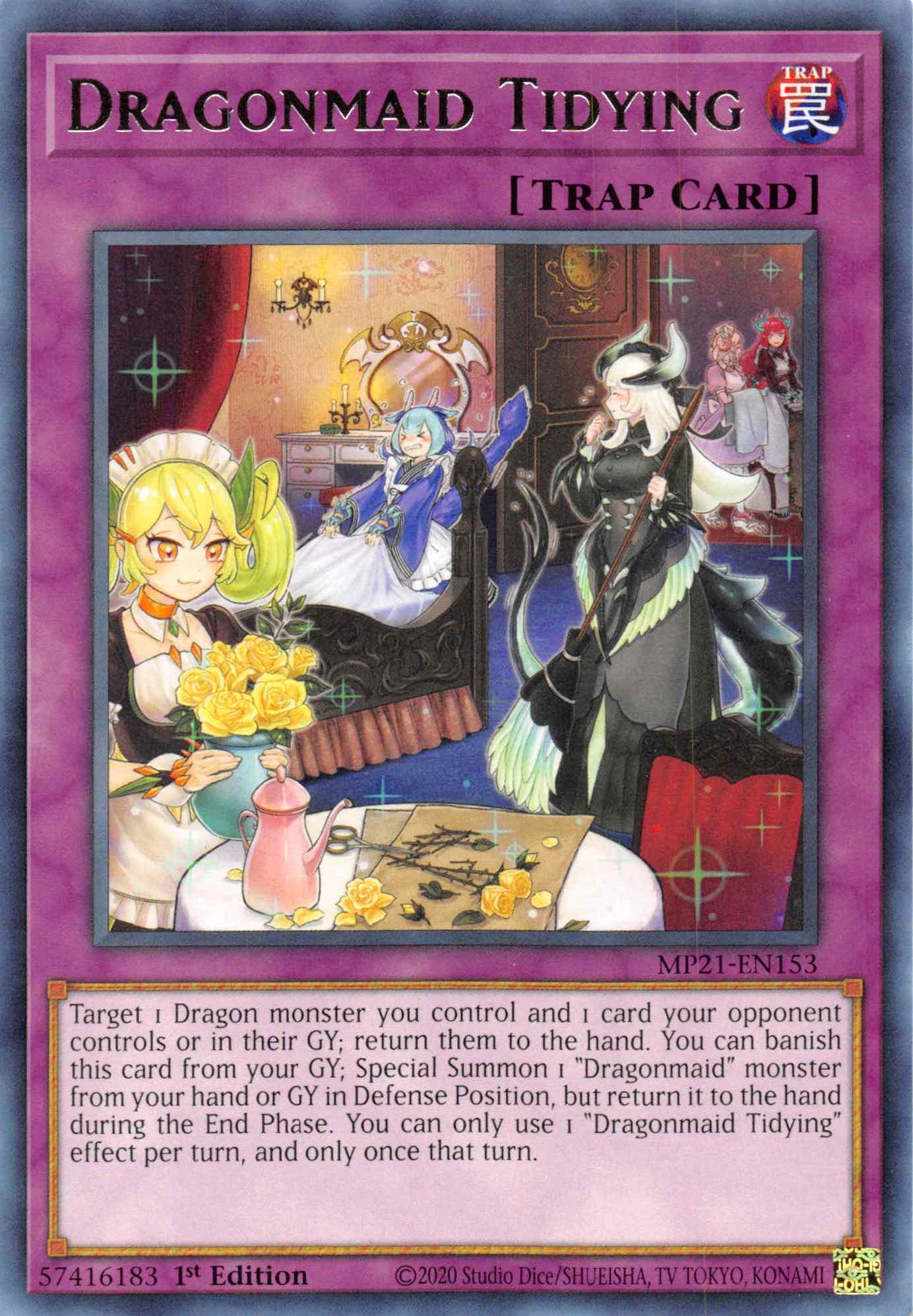 Dragonmaid Tidying [MP21-EN153] Rare - Josh's Cards