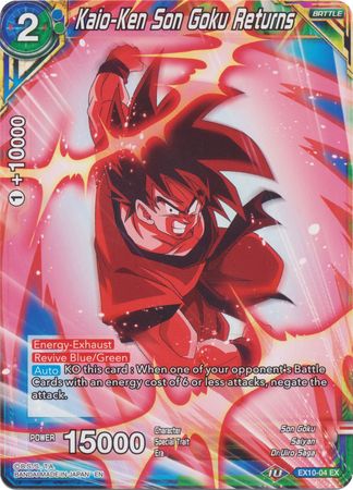 Kaio-Ken Son Goku Returns (EX10-04) [Namekian Surge] Parallel Foil