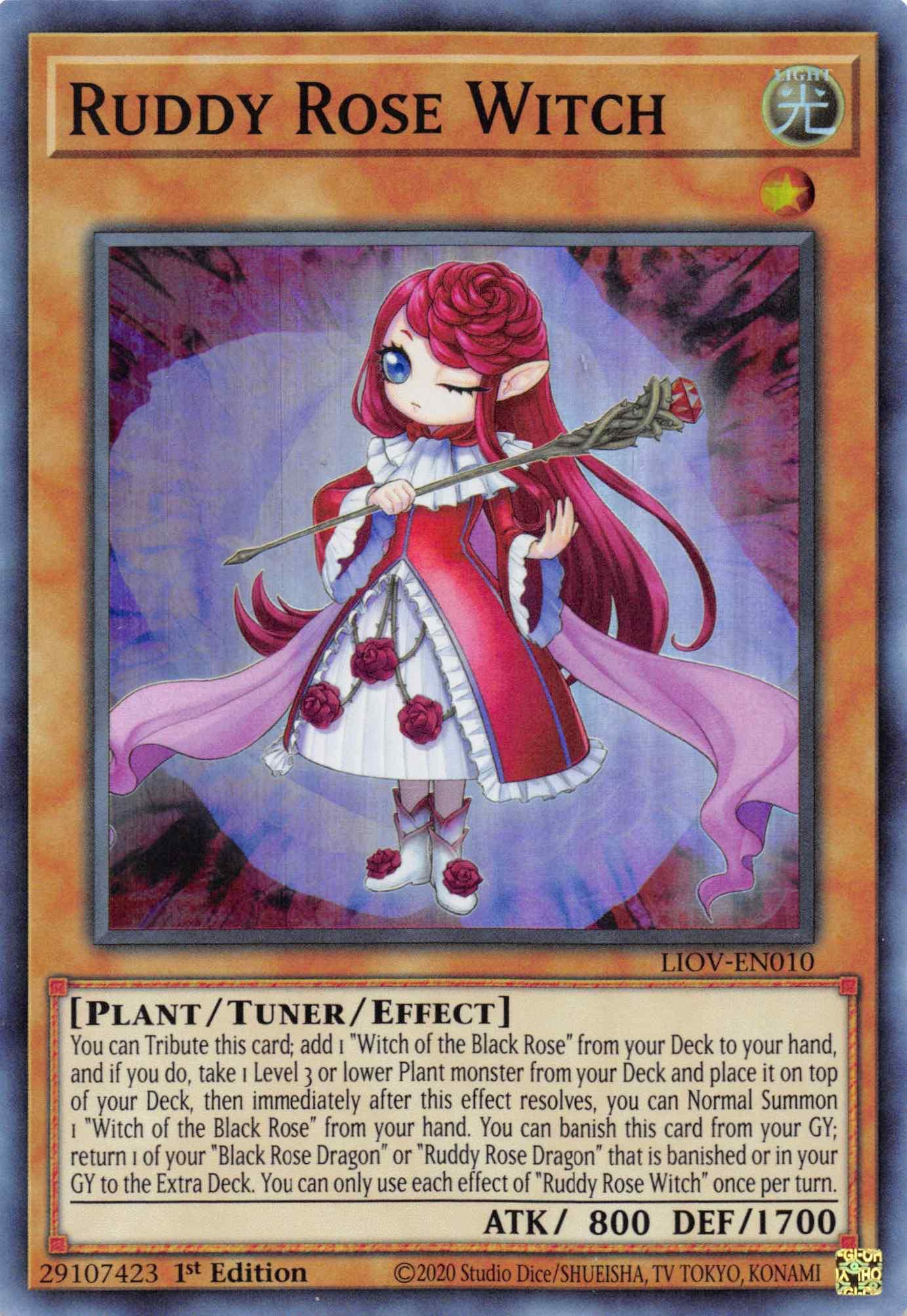 Ruddy Rose Witch [LIOV-EN010] Super Rare - Josh's Cards