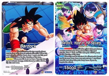 Bardock // Bardock, Hope of the Saiyans (Giant Card) (TB3-018) [Oversized Cards] Parallel Foil