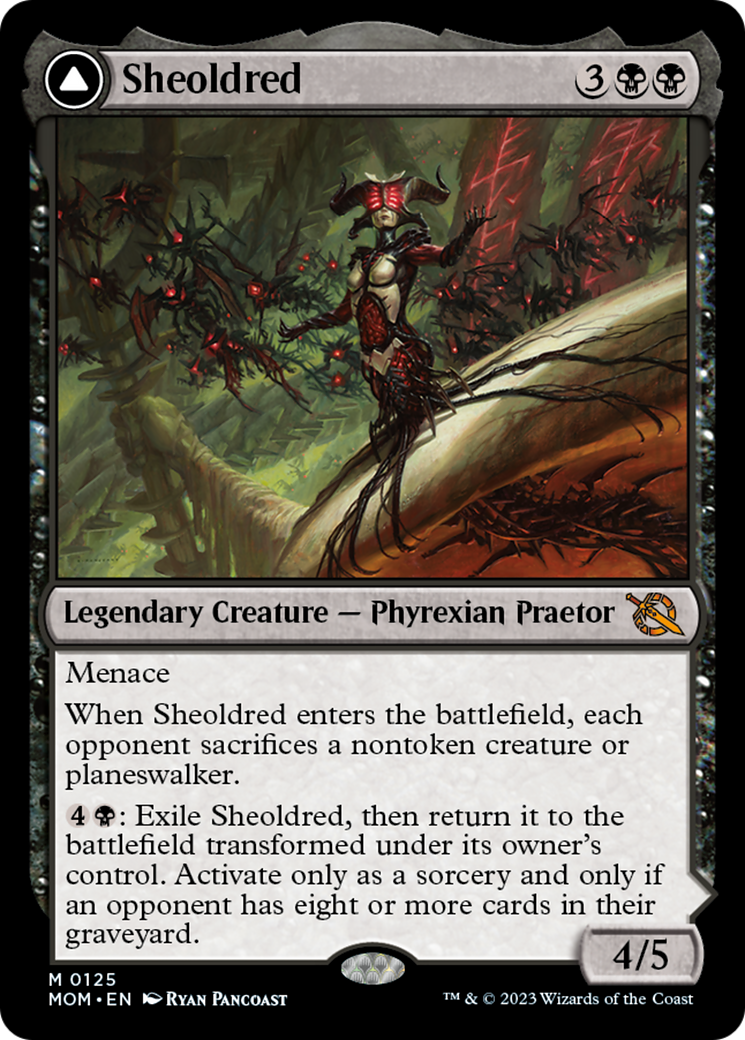 Sheoldred // The True Scriptures (MOM-125) - March of the Machine Foil