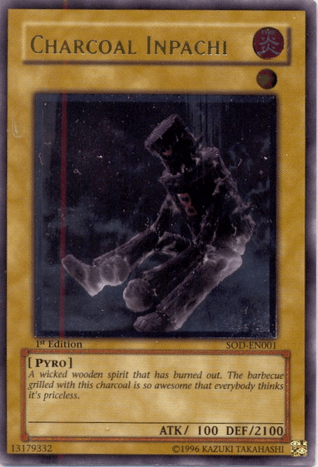 Charcoal Inpachi [SOD-EN001] Ultimate Rare - Josh's Cards