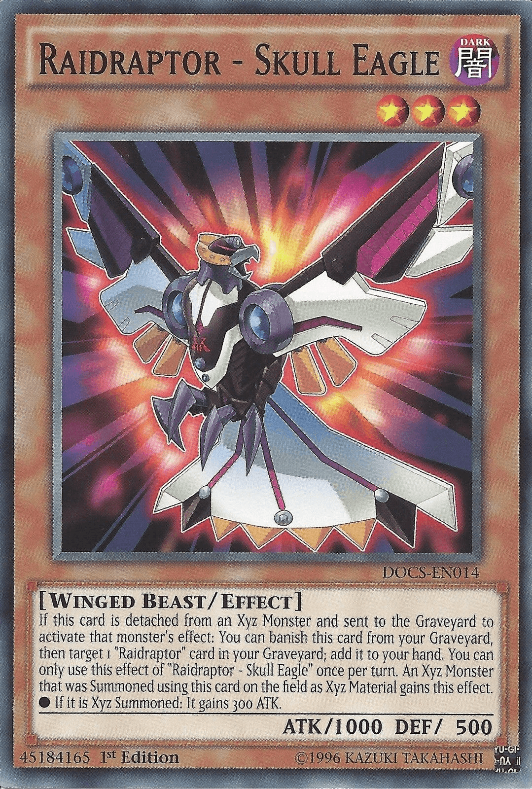 Raidraptor - Skull Eagle [DOCS-EN014] Common - Josh's Cards