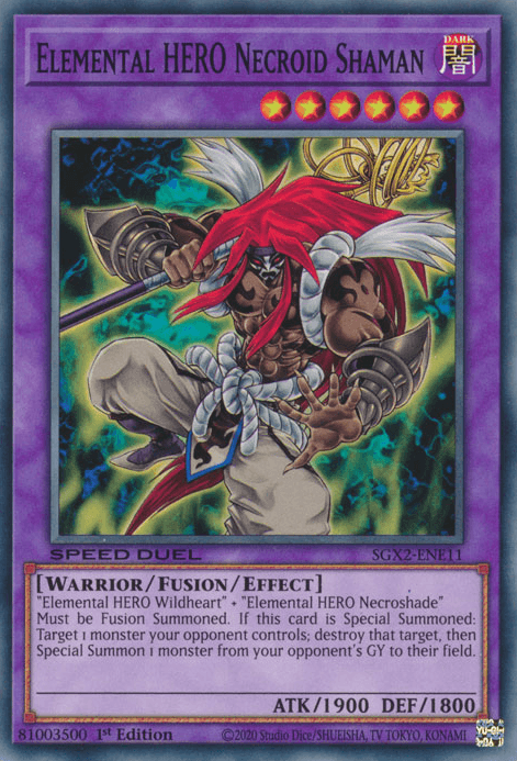 Elemental HERO Necroid Shaman [SGX2-ENE11] Common - Josh's Cards