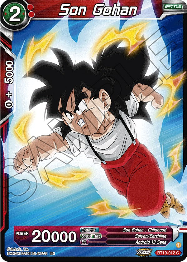 Son Gohan (BT19-012) [Fighter's Ambition] Parallel Foil