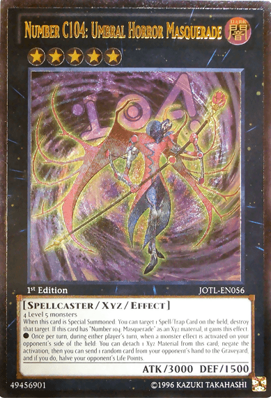 Number C104: Umbral Horror Masquerade (UTR) [JOTL-EN056] Ultimate Rare - Josh's Cards