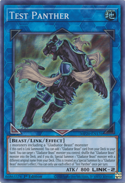 Test Panther [MP20-EN176] Super Rare - Josh's Cards