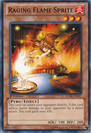 Raging Flame Sprite [SDOK-EN017] Common - Josh's Cards