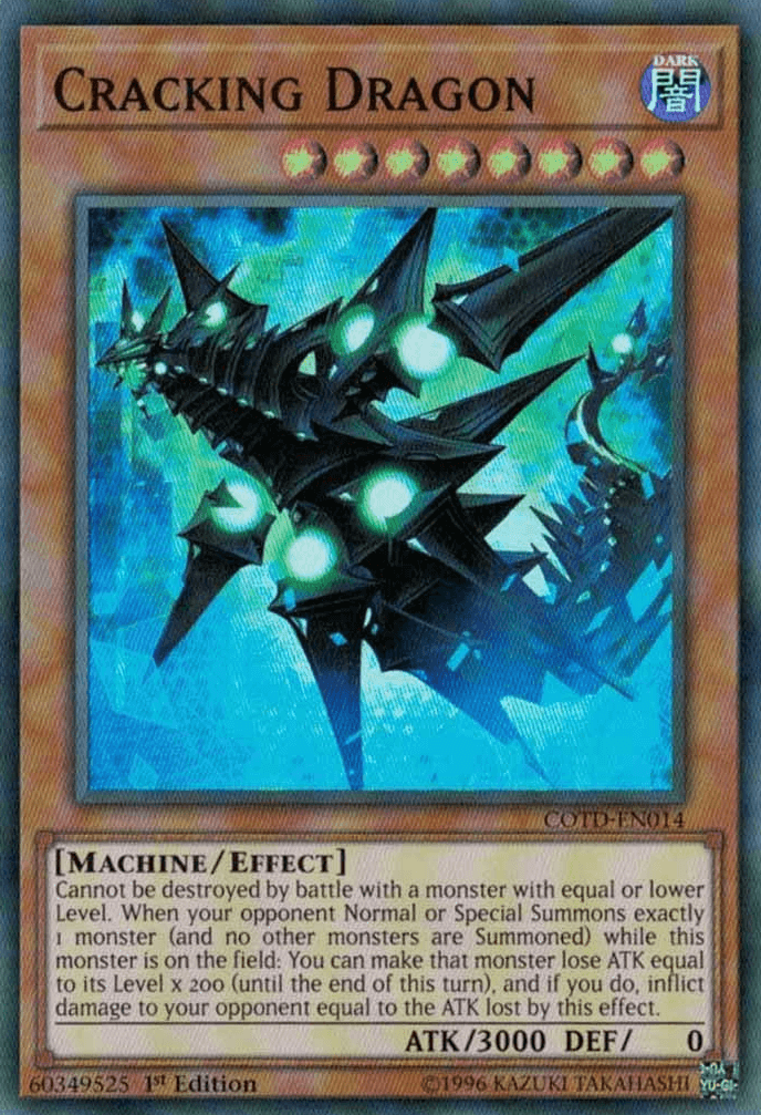 Cracking Dragon [COTD-EN014] Super Rare - Josh's Cards