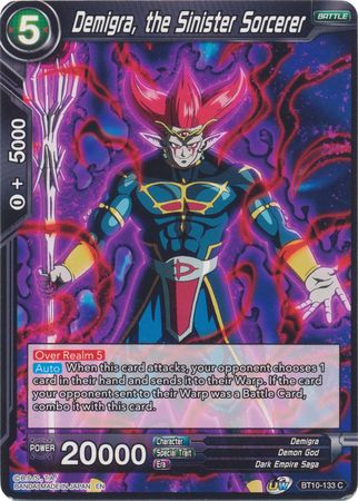 Demigra, the Sinister Sorcerer (BT10-133) [Rise of the Unison Warrior] Parallel Foil