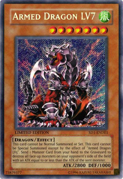 Armed Dragon Lv7 [SD1-ENDE1] Secret Rare - Josh's Cards