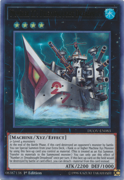 Number 27: Dreadnought Dreadnoid [DUOV-EN083] Ultra Rare - Josh's Cards