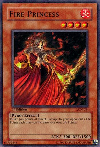 Fire Princess [LON-034] Super Rare - Josh's Cards