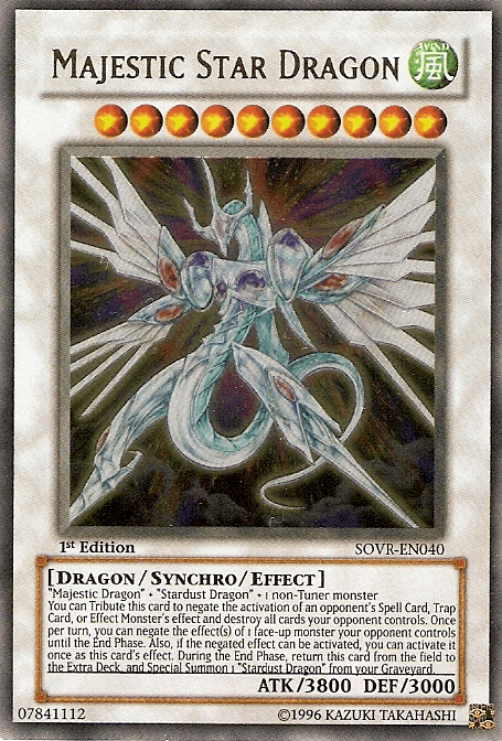 Majestic Star Dragon [SOVR-EN040] Ultra Rare - Josh's Cards