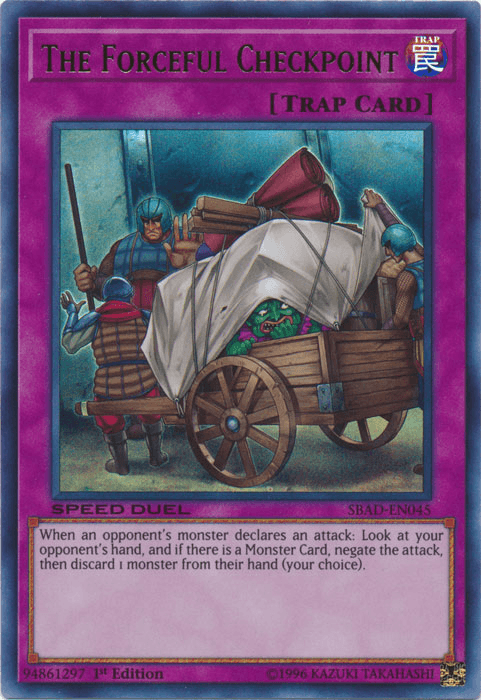 The Forceful Checkpoint [SBAD-EN045] Ultra Rare - Josh's Cards