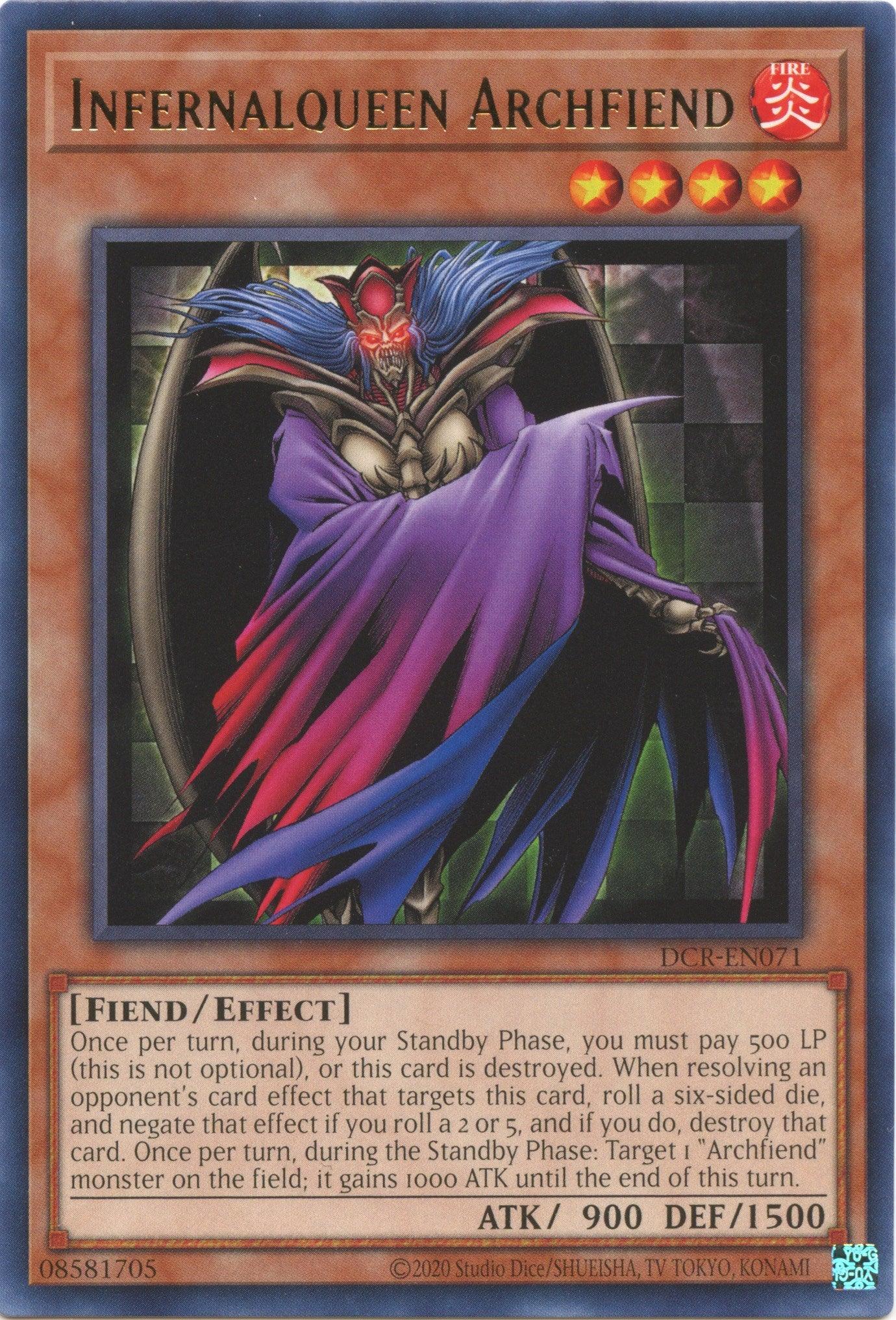 Infernalqueen Archfiend (25th Anniversary) [DCR-EN071] Rare - Josh's Cards