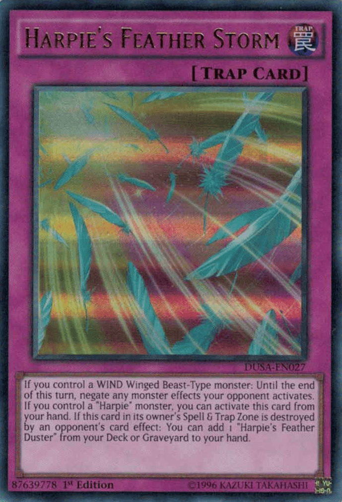 Harpie's Feather Storm [DUSA-EN027] Ultra Rare - Josh's Cards