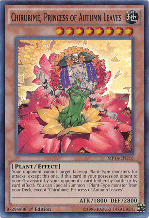 Chirubime, Princess of Autumn Leaves [MP14-EN216] Super Rare - Josh's Cards