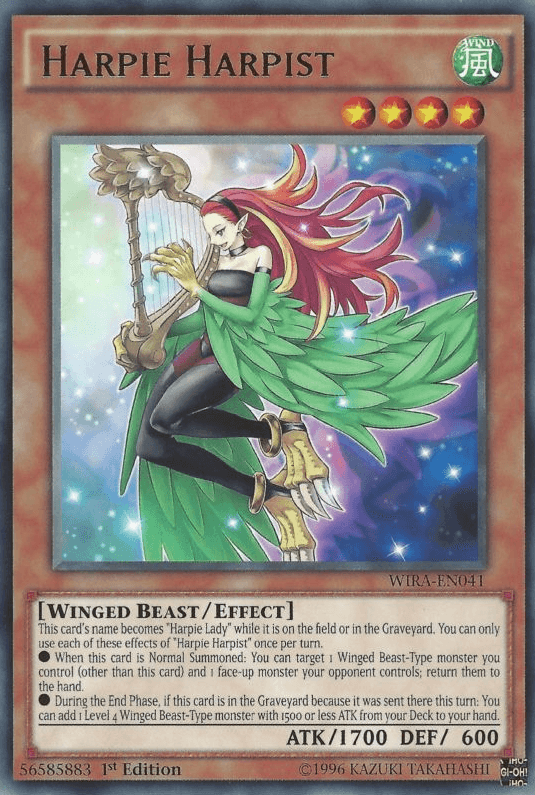 Harpie Harpist [WIRA-EN041] Rare - Josh's Cards