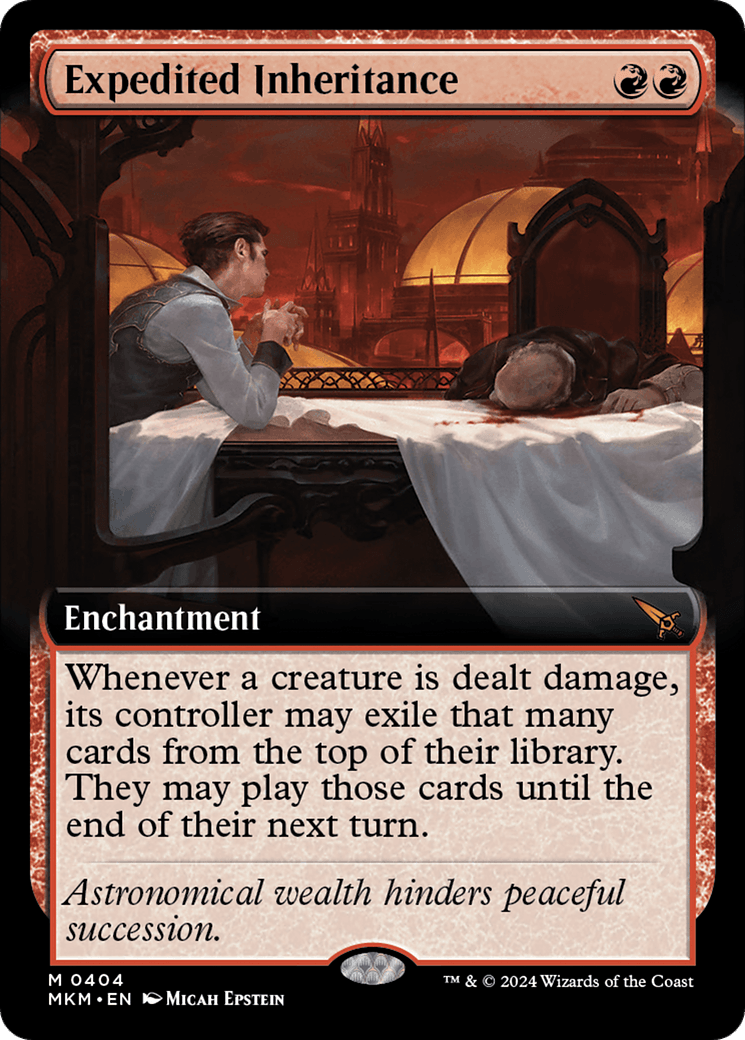 Expedited Inheritance (Extended Art) [Murders at Karlov Manor] - Josh's Cards