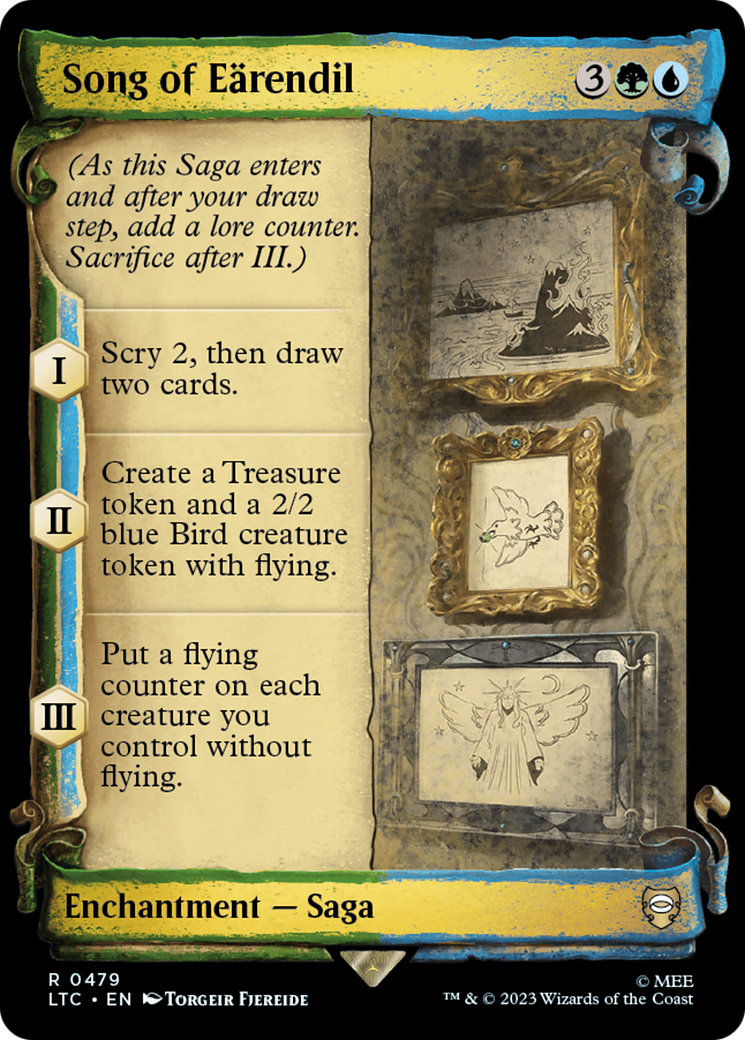 Song of Eärendil (LTC-479) - Tales of Middle-earth Commander: (Showcase) Foil