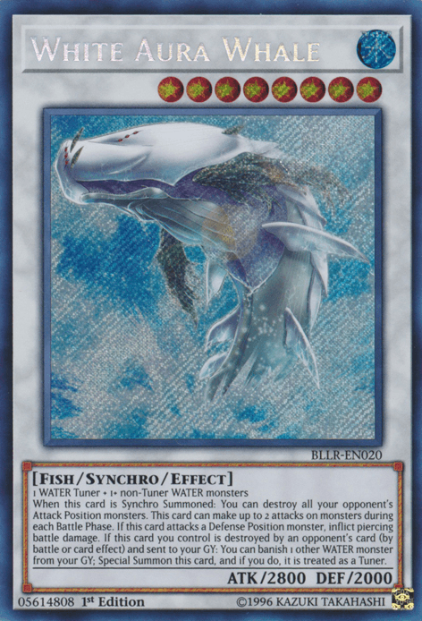 White Aura Whale [BLLR-EN020] Secret Rare - Josh's Cards
