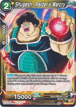 Shugesh, Raider's Warcry (DB1-073) [Dragon Brawl] Parallel Foil