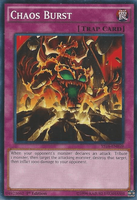 Chaos Burst [YS16-EN039] Common - Josh's Cards