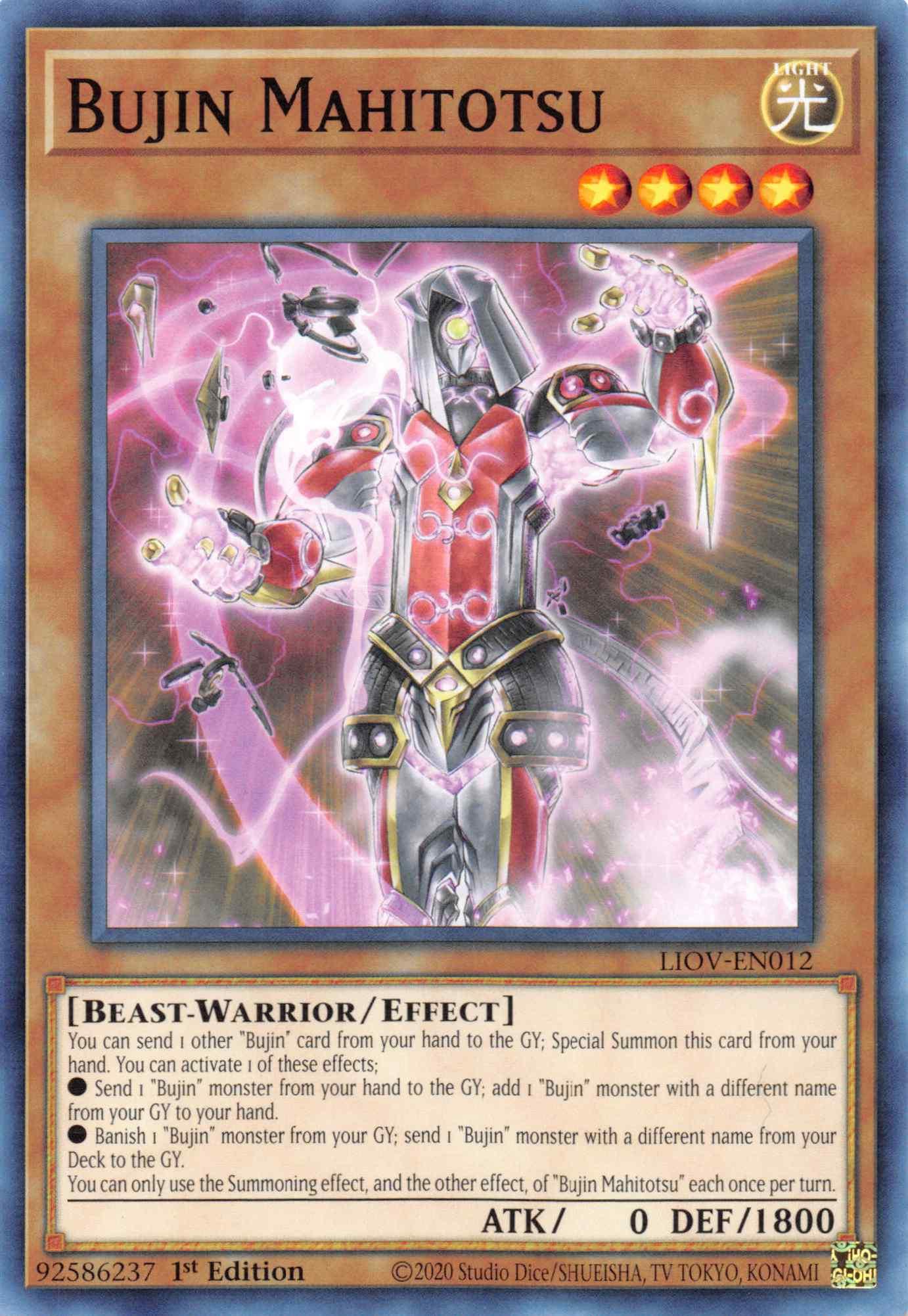 Bujin Mahitotsu [LIOV-EN012] Common - Josh's Cards